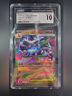 Mega Charizard X ex CGC Gem Mint 10 - Japanese